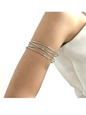 Upper Arm Cuff Bracelet Armlet Mimimalist Simple Egyptian Stylish Greek Goddess